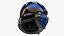 evolution 252 helicopter helmet 3D model