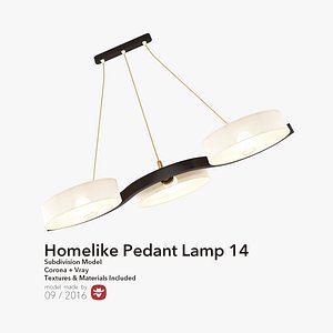 3d model homelike pedant lamp