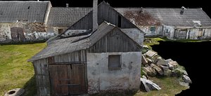 3D model Old Latvian Barn