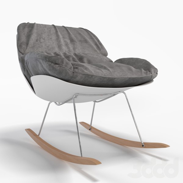 Francesco bellini bay rocking chair 3D - TurboSquid 1371413