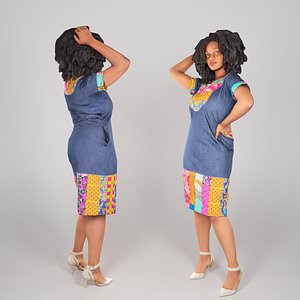 FREE DOWNLOAD: Attractive African woman in dress and high heels 236