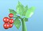 3D model cherry tomato