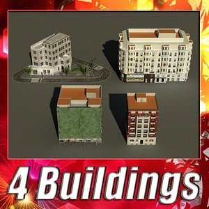 building 25-28 collections 3d model