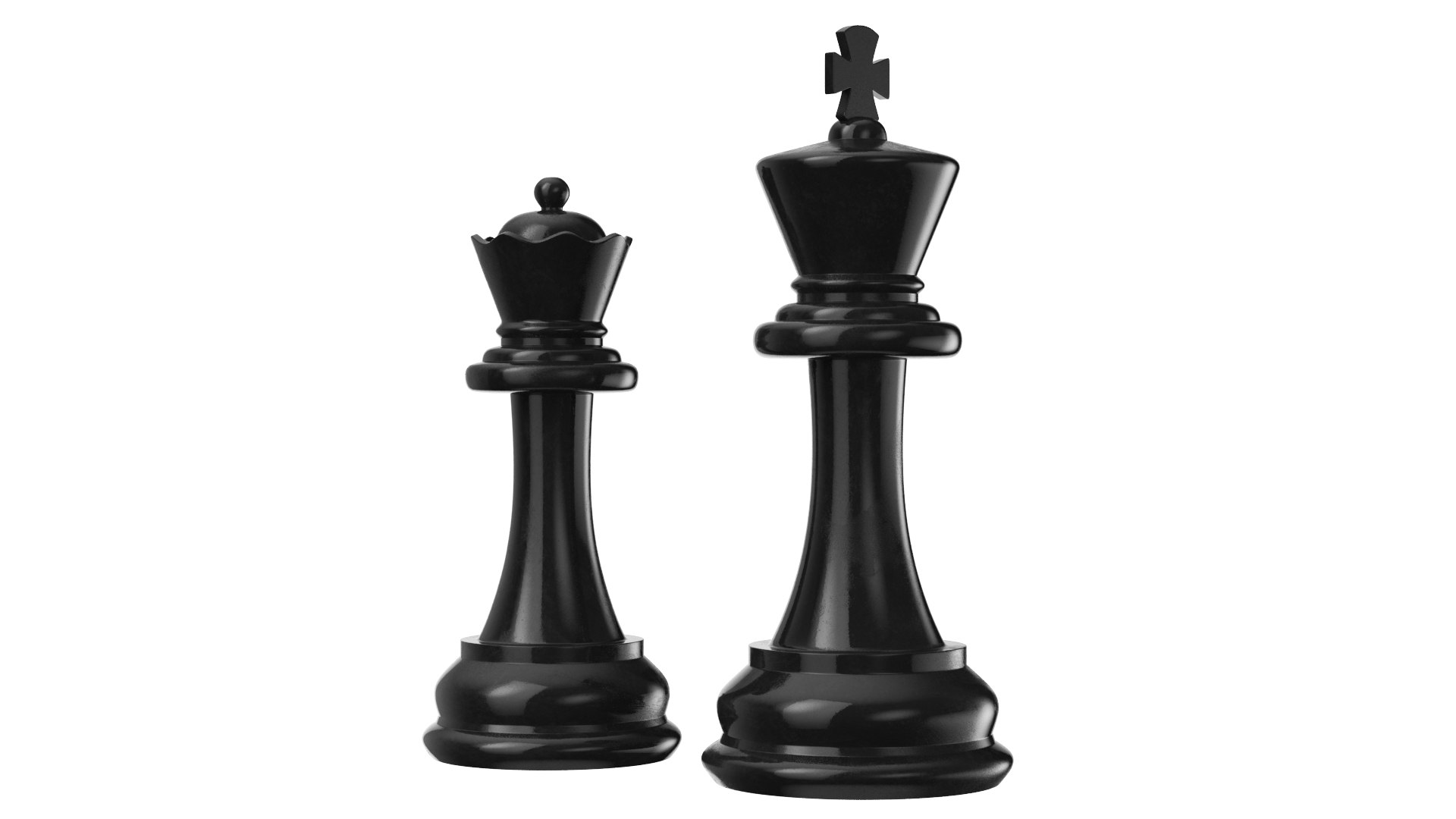 3D Model Chessmen King And Queen - TurboSquid 1788817