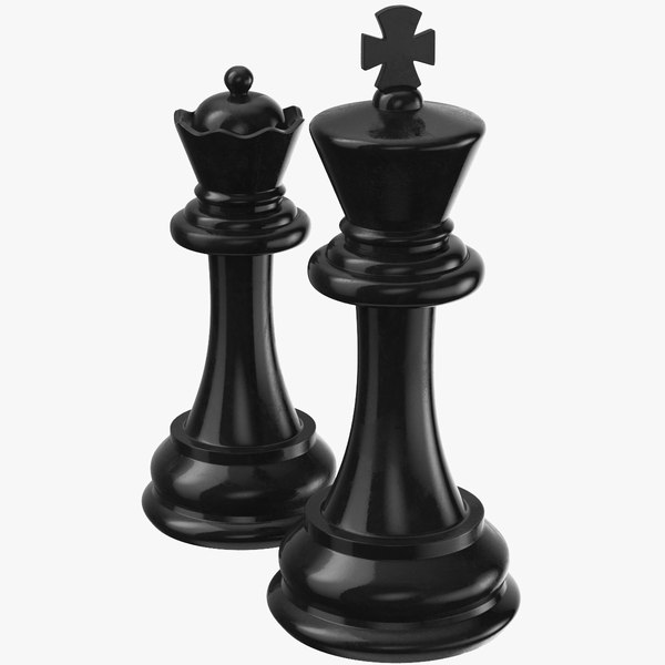 Chess Game Pieces - Full Pack - Jogo de Xadrez 3D Model Collection