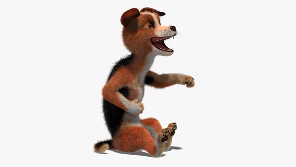 3D character rig dog model - TurboSquid 1330138