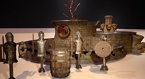 x selected medieval villedge training