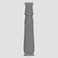 egyptian column 3D model