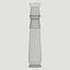 egyptian column 3D model