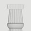 egyptian column 3D model