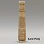 egyptian column 3D model