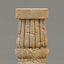 egyptian column 3D model