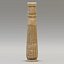 egyptian column 3D model