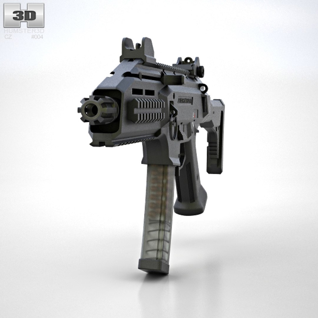 Cz scorpion evo 3D model - TurboSquid 1151219