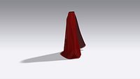 Burgundy color skirt asymetric model modern look