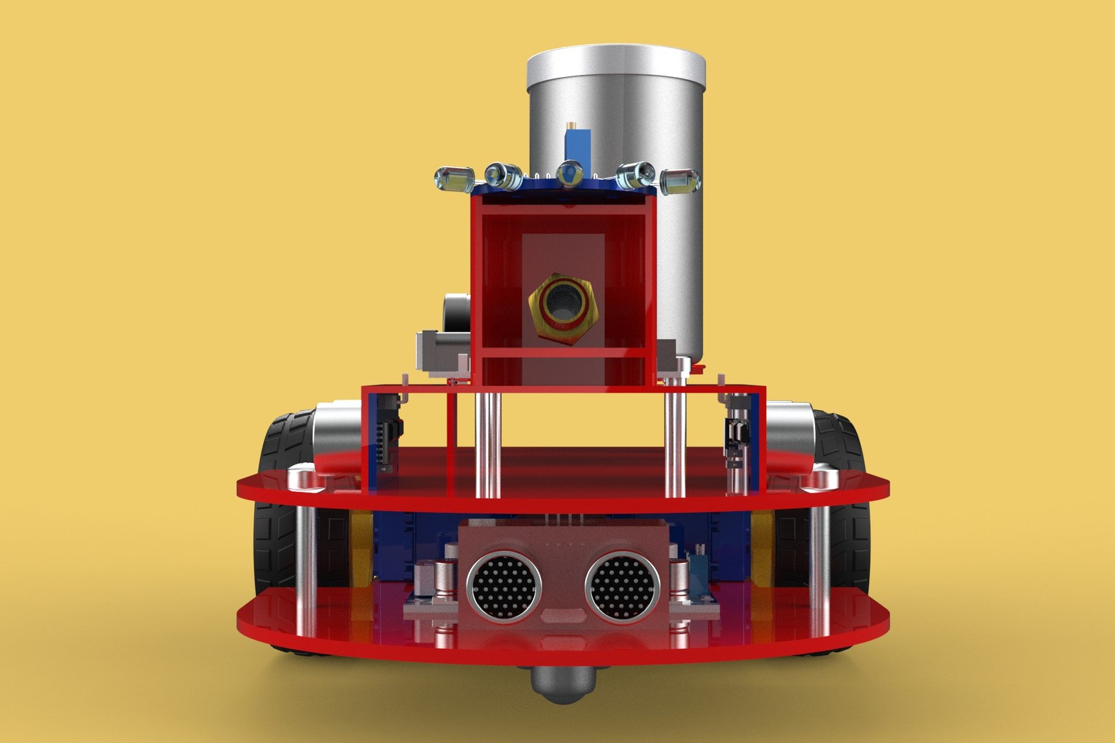 3D AUTONOMOUS FIRE FIGHTING ROBOT VEHICLE EXTINGUISHER SPRAYER UGV ...