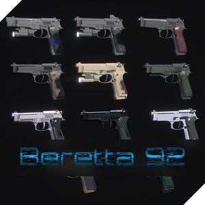 beretta 92 3D