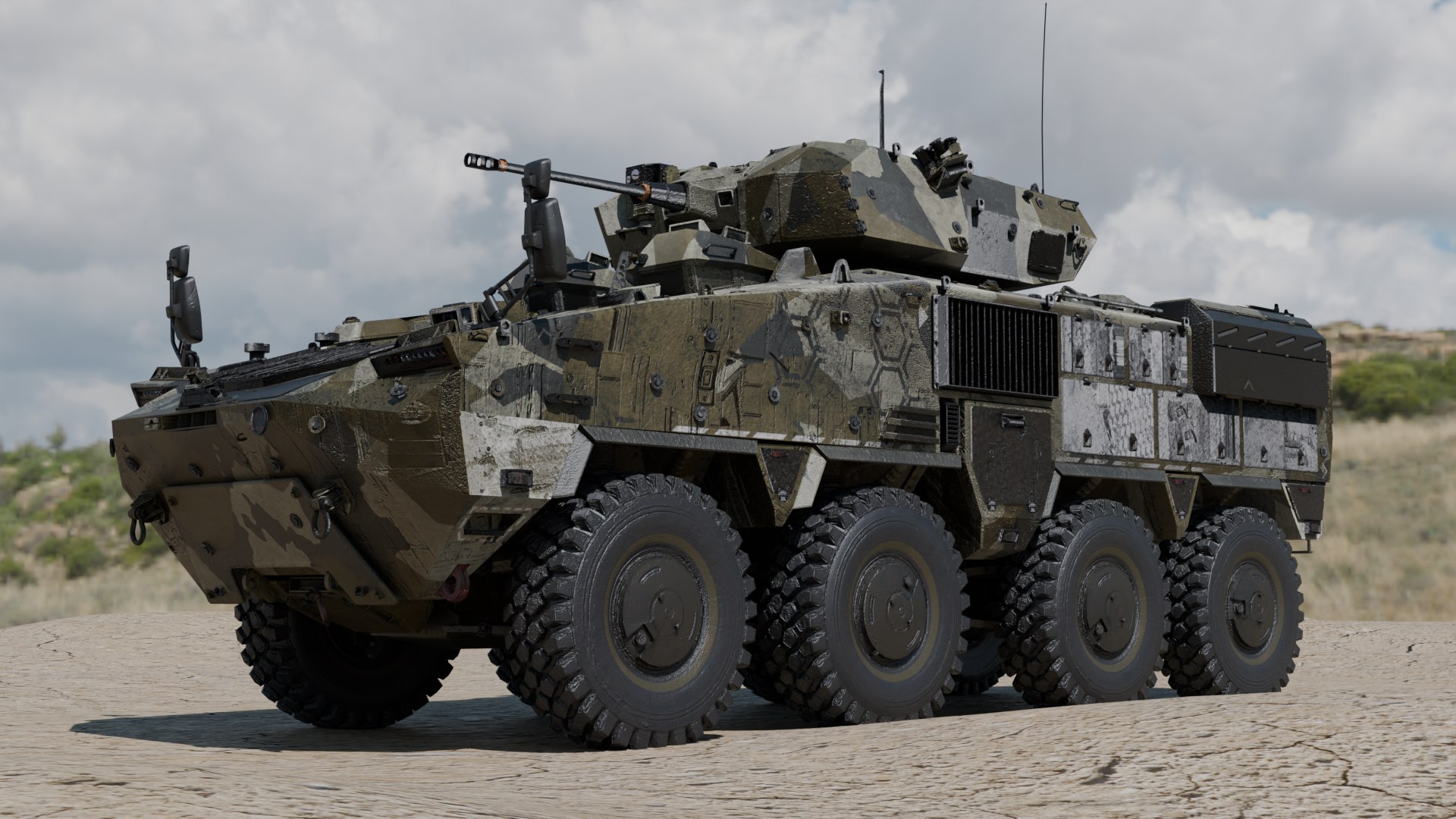 APC Tank 3D Model - TurboSquid 2306342