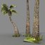 set palm trees 3d max