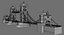 3D model london european famous landmarks