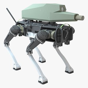 3D Military Combat Robot SPUR