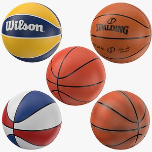 Basketball Collection 3D model