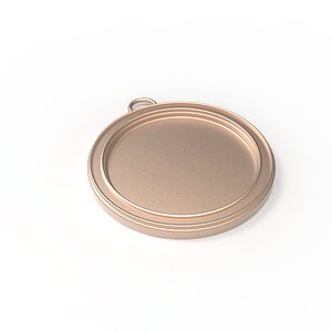 3D Pendant-Medallion-3-Blank model