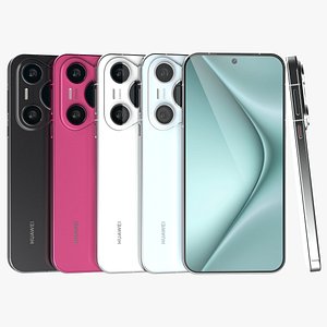 3D Huawei Pura 70 All Colors model