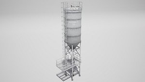 Storage Silo 3D model
