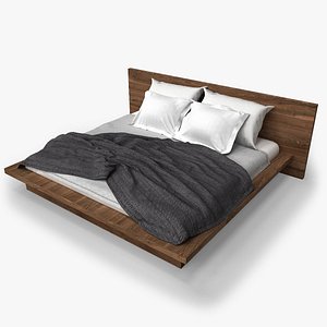 realistic bed 3d max