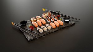 Food of Asia set of 2 assets model