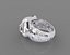 Ring panda bear with enamel and gems