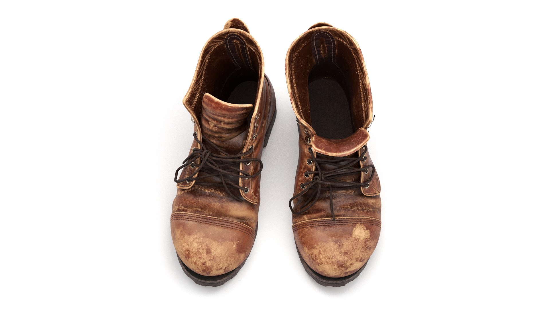 Old Boots model https://p.turbosquid.com/ts-thumb/Vr/I5POaB/27/oldbootsmb3dmodel012/jpg/1669060515/1920x1080/fit_q87/318238e558d1728b638f5d56d0b91119f798509a/oldbootsmb3dmodel012.jpg
