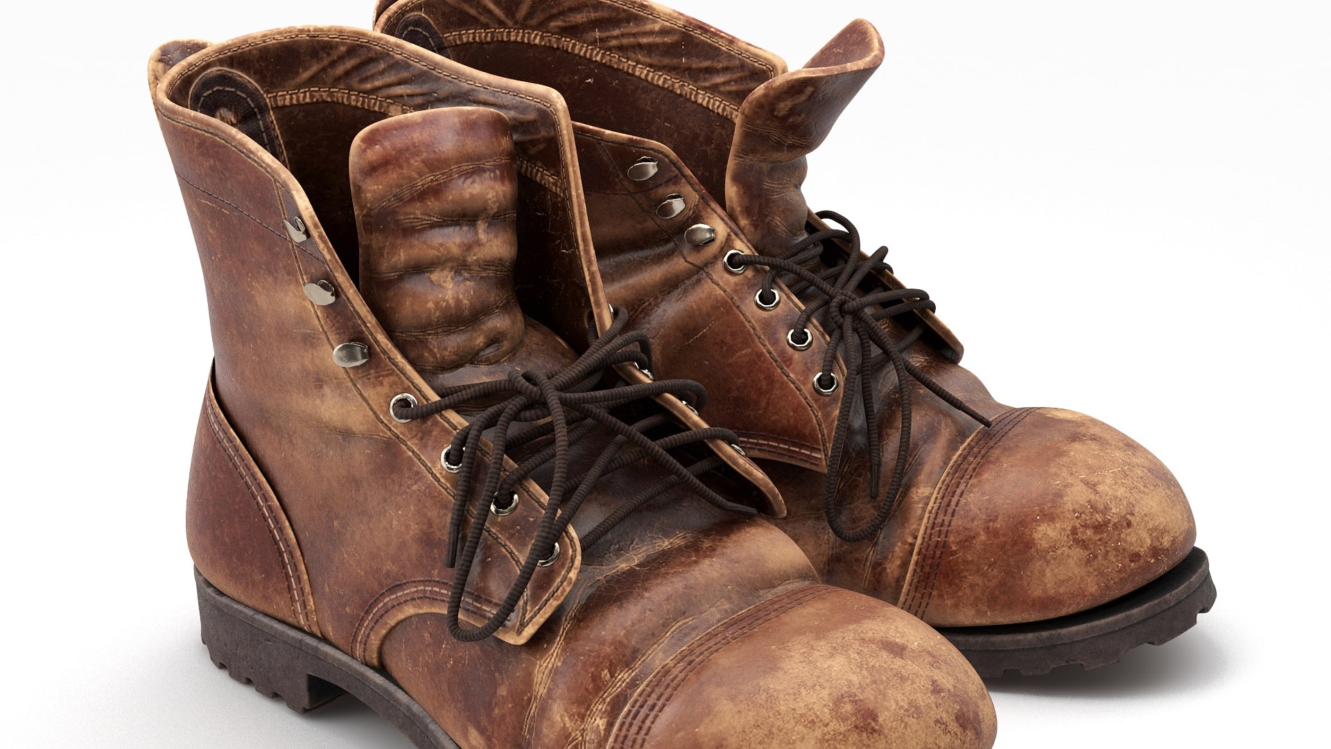 Old Boots model https://p.turbosquid.com/ts-thumb/Vr/I5POaB/Tv/oldbootsmb3dmodel009/jpg/1669060502/1920x1080/fit_q87/43a65a18794c03221457793f8df64c04943021bd/oldbootsmb3dmodel009.jpg