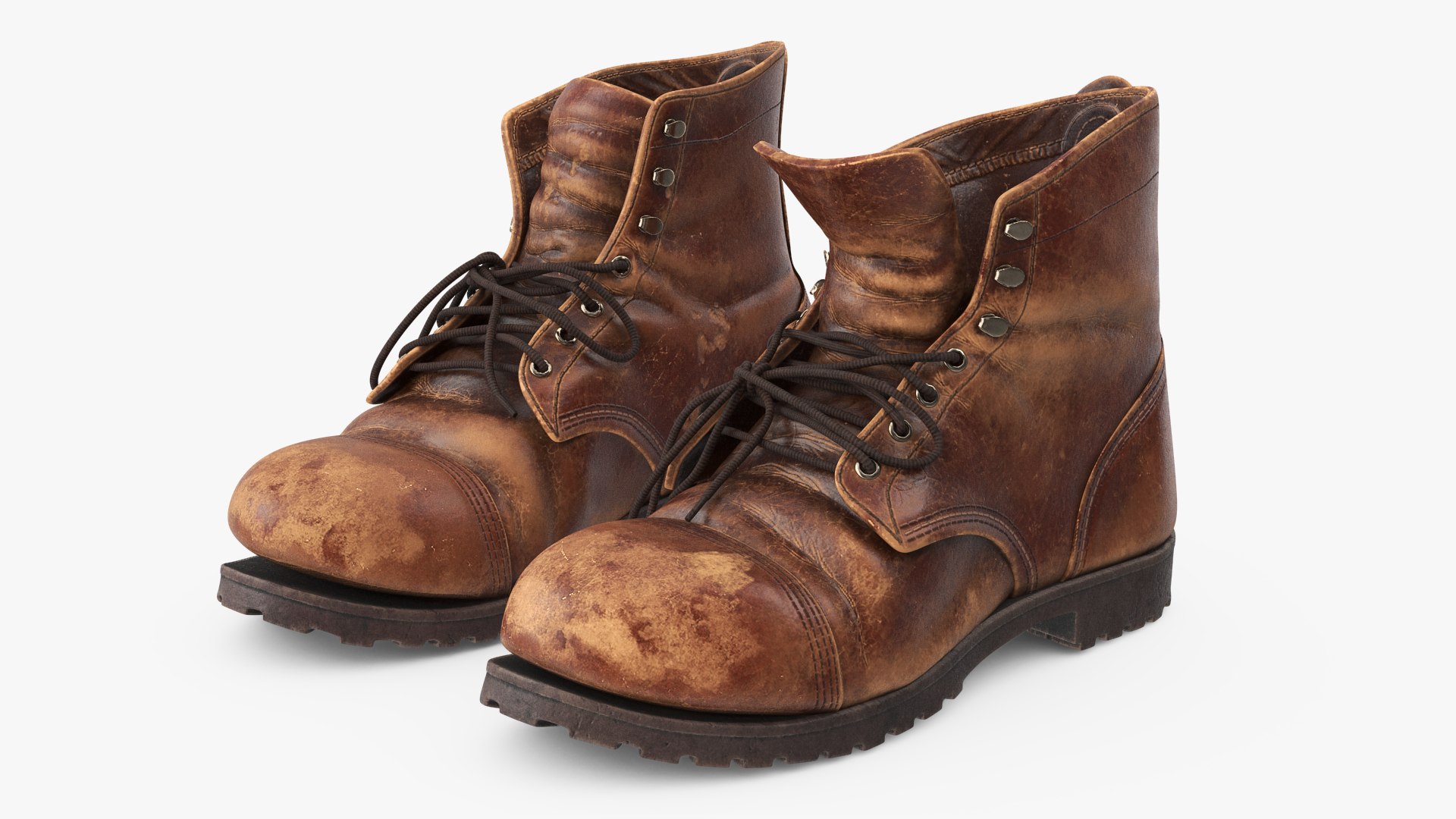 Old Boots Model TurboSquid 1991154