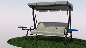 patio swing 3d model