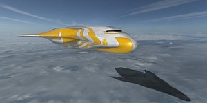 3D Freight Spaceship