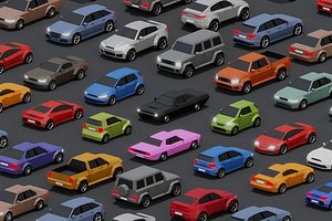 Stylized Lowpoly Cars
