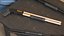 Brown Gold Pump Action Shotgun