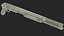 Brown Gold Pump Action Shotgun