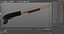 Brown Gold Pump Action Shotgun