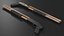 Brown Gold Pump Action Shotgun