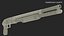 Brown Gold Pump Action Shotgun
