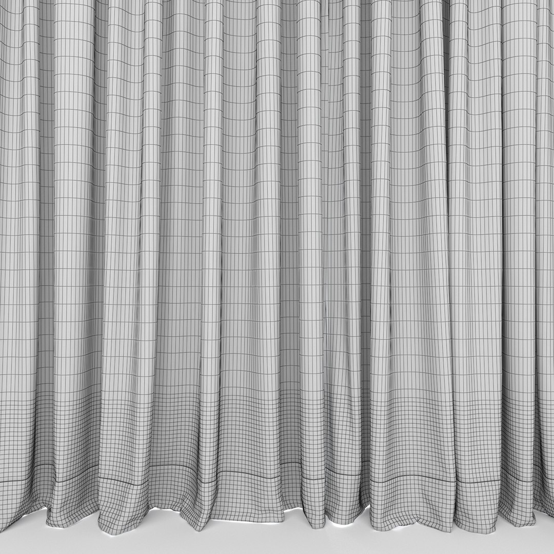 Decor Curtains Drape Model - TurboSquid 1597208