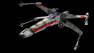 3D model star wars x-wing