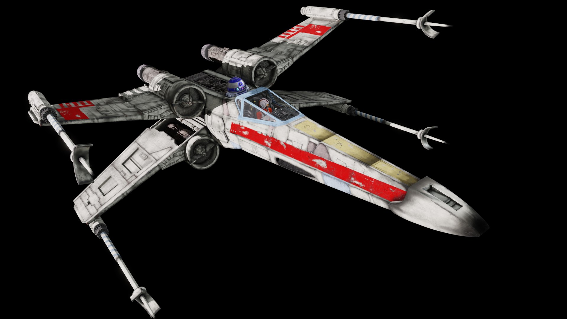 3D model star wars x-wing - TurboSquid 1965719