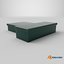 Conjunto de caja de metal verde