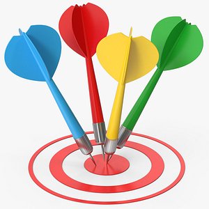 3D Darts On Target