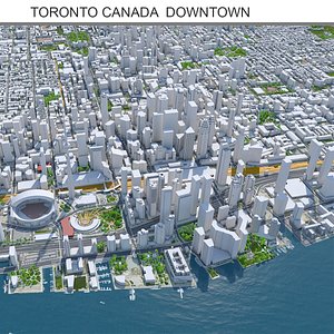 Toronto Downtown Canada 3D model