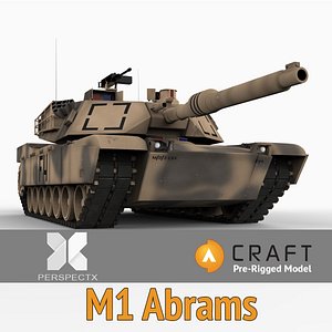 m1a craft director abrams tank 3d model